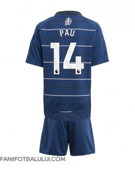 Aston Villa Pau Torres #14 Echipament de Fotbal Replică 2024-25 Copii Treilea (+ Șorturi)